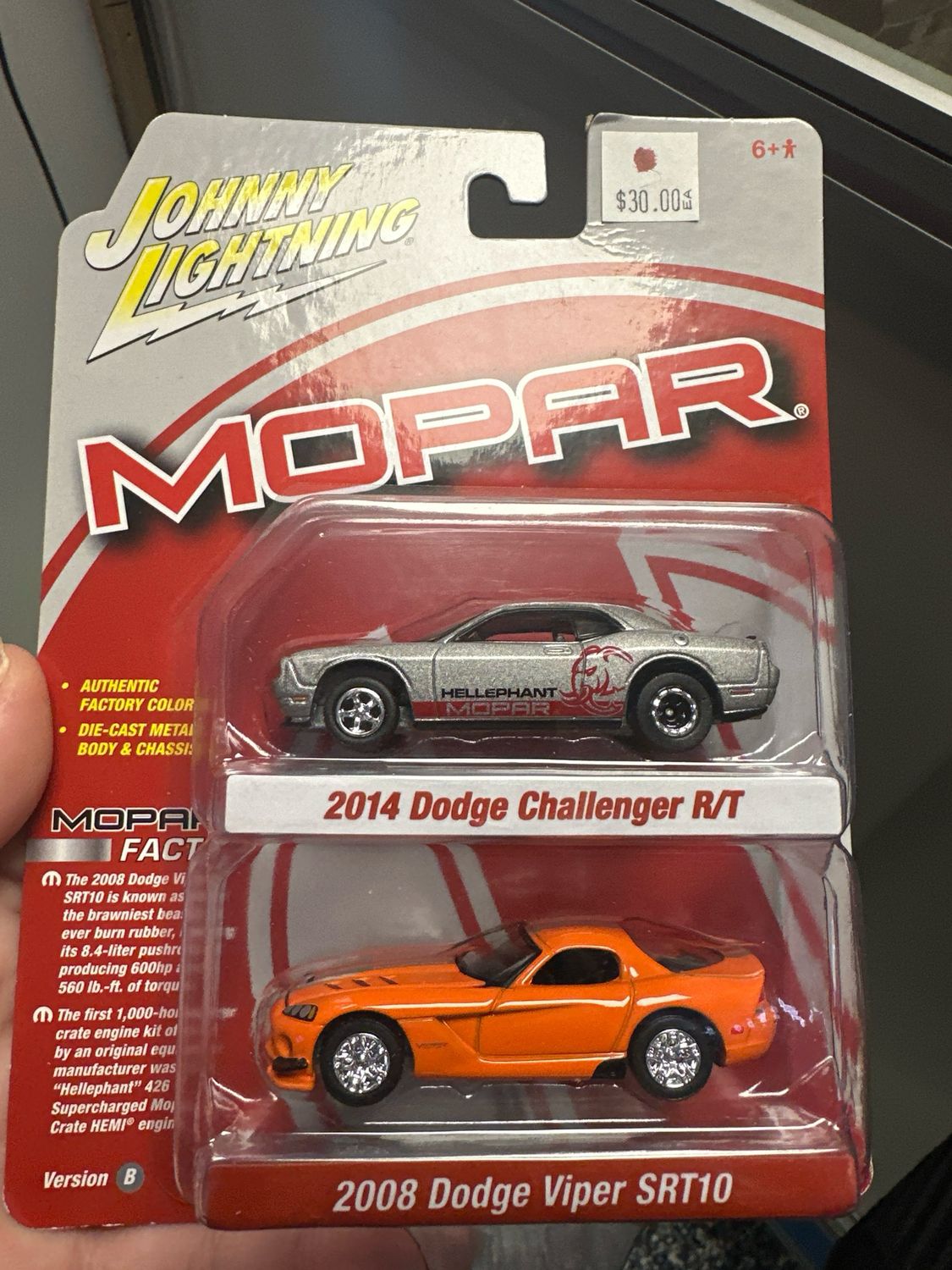 JL 2 Pack - Mopar RED - 2014 Challenger &amp; 2008 Viper