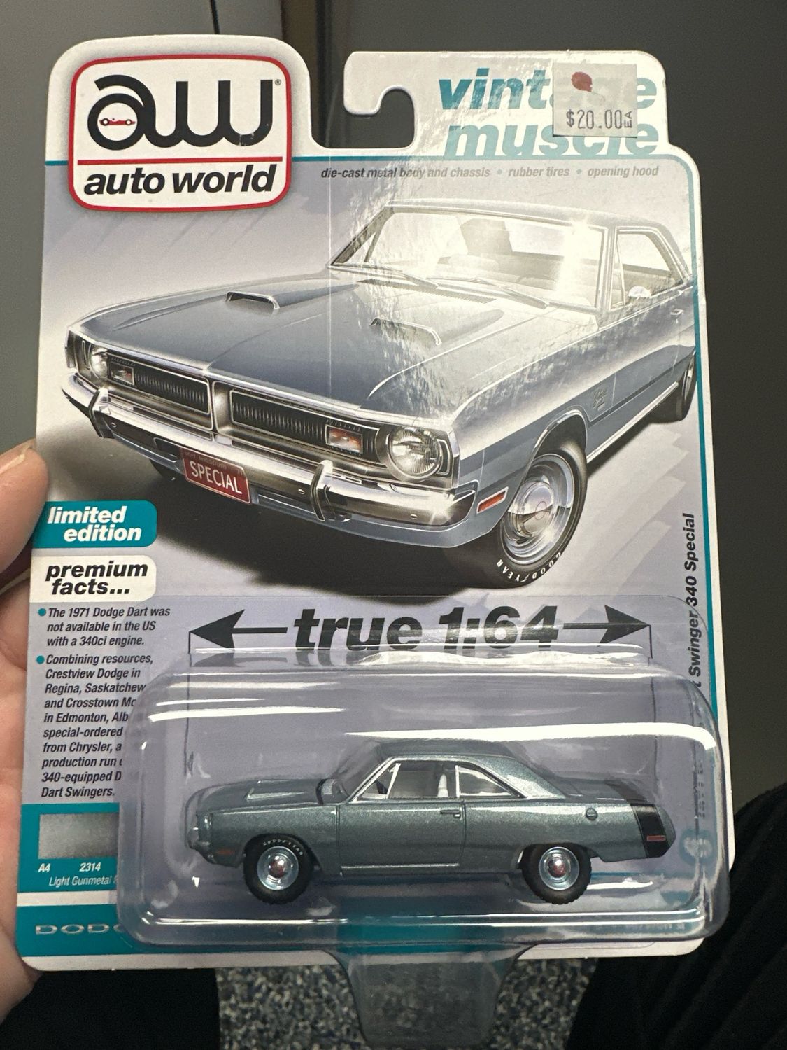 AW 1971 Dodge Dart Swinger 340 Special
