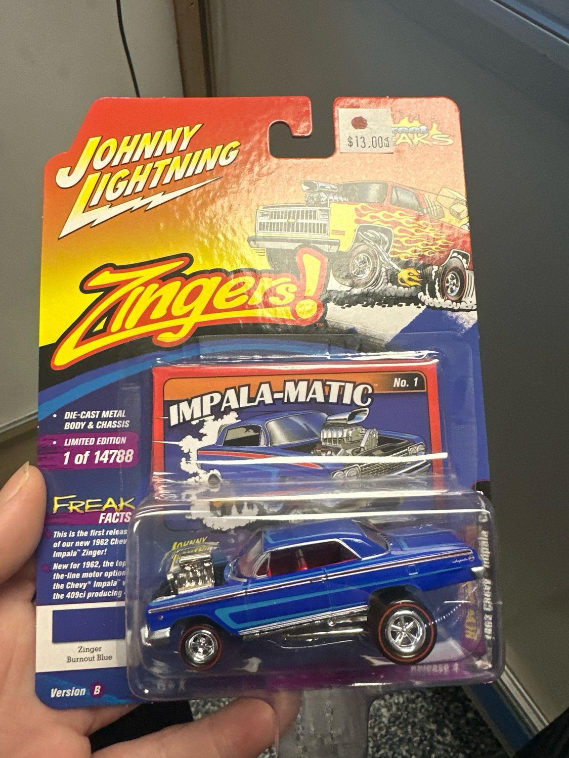 JL ZINGERS 1962 Chevy Impala Coupe BLUE