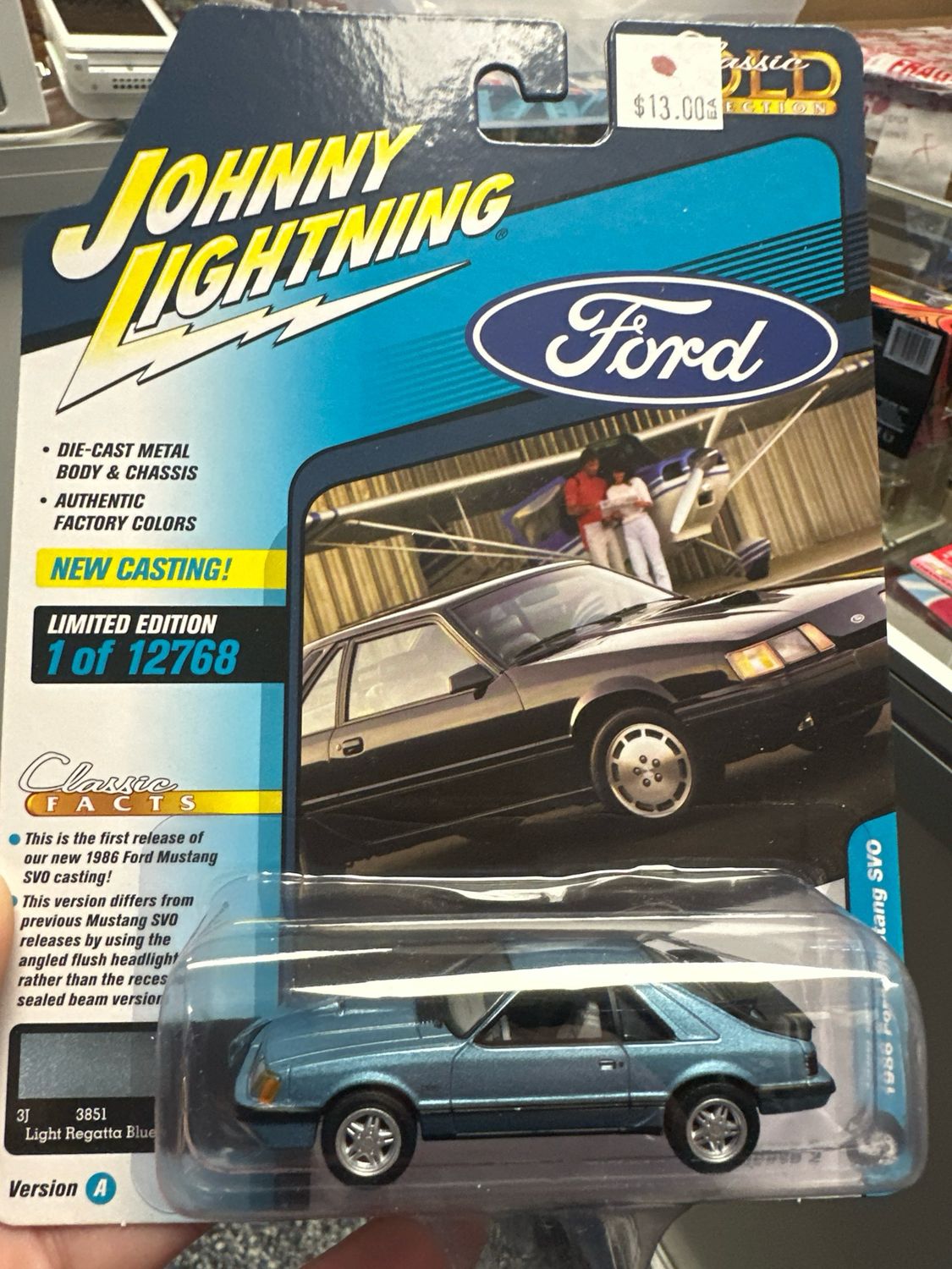 1986 Ford Mustang SVO BLUE