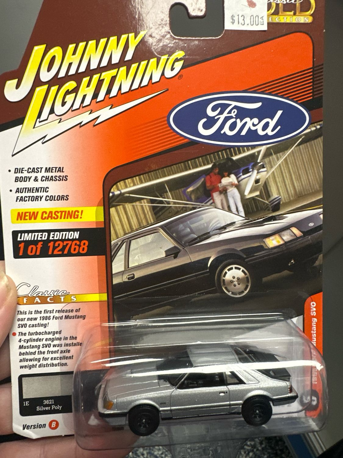 1986 Ford Mustang SVO SILVER