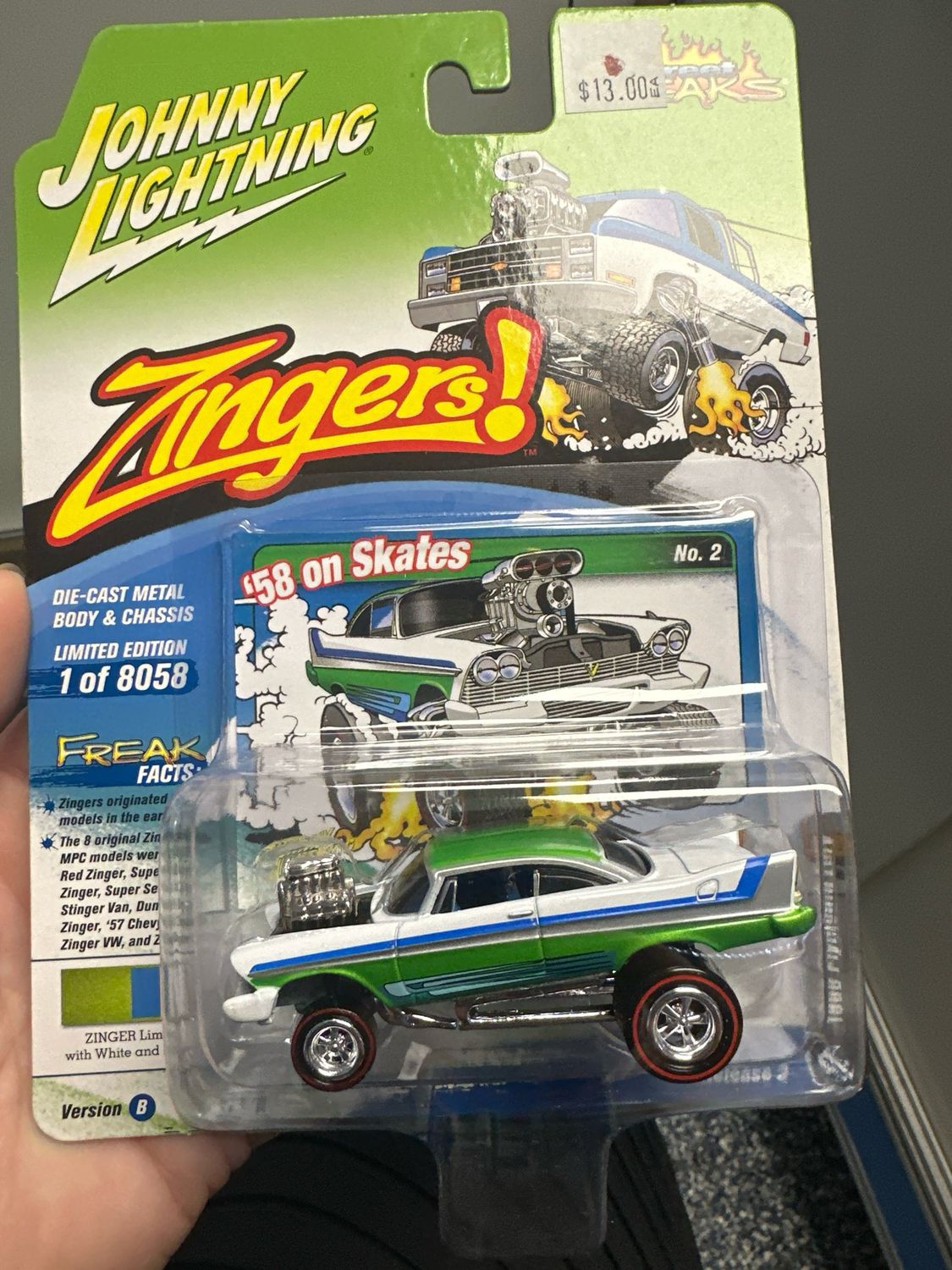 JL ZINGERS 1958 Plymouth Fury LIME