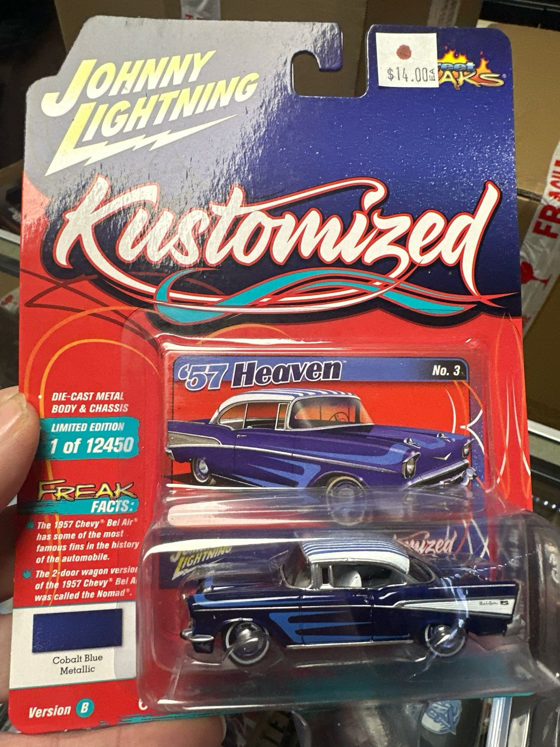 1957 Chevy Bel Air BLUE KUSTOMIZED