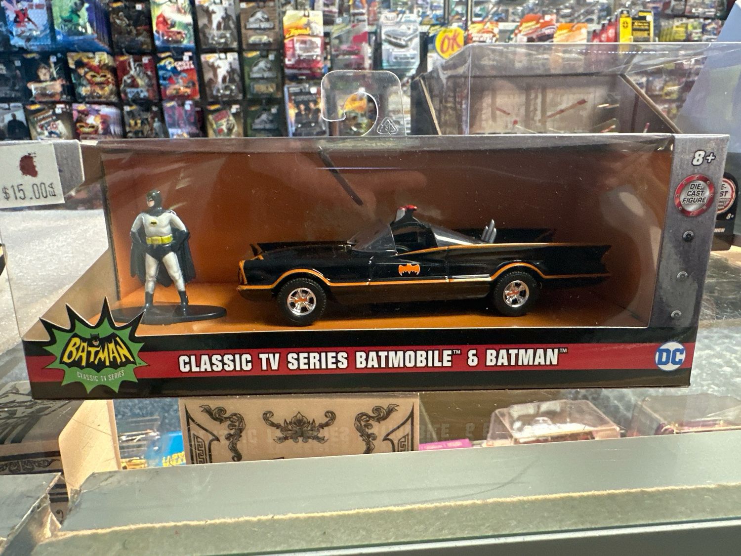 Classic. Tv Series Batmobile And Batman