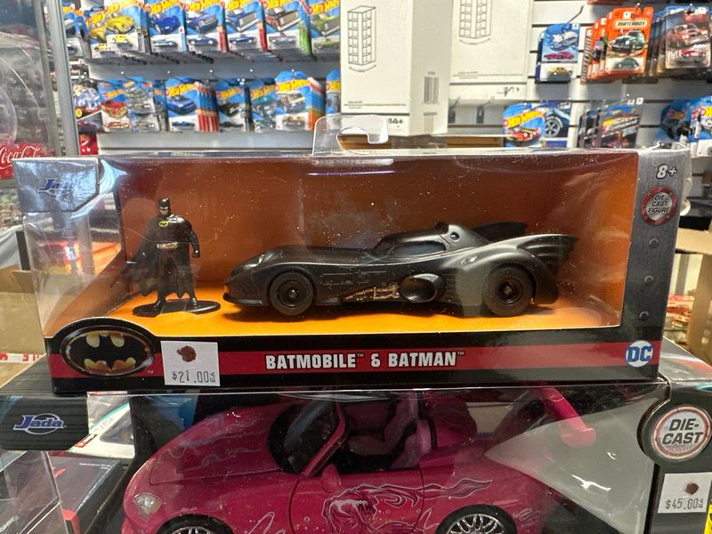 Batmobile And Batman
