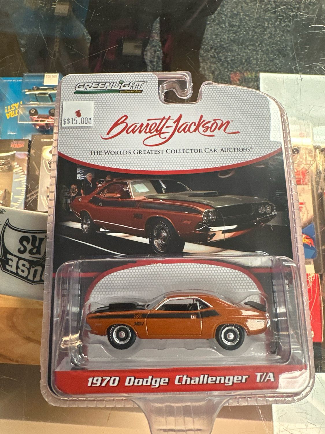 1970 Dodge Challenger T\A ORANGE BARRETT JACKSON