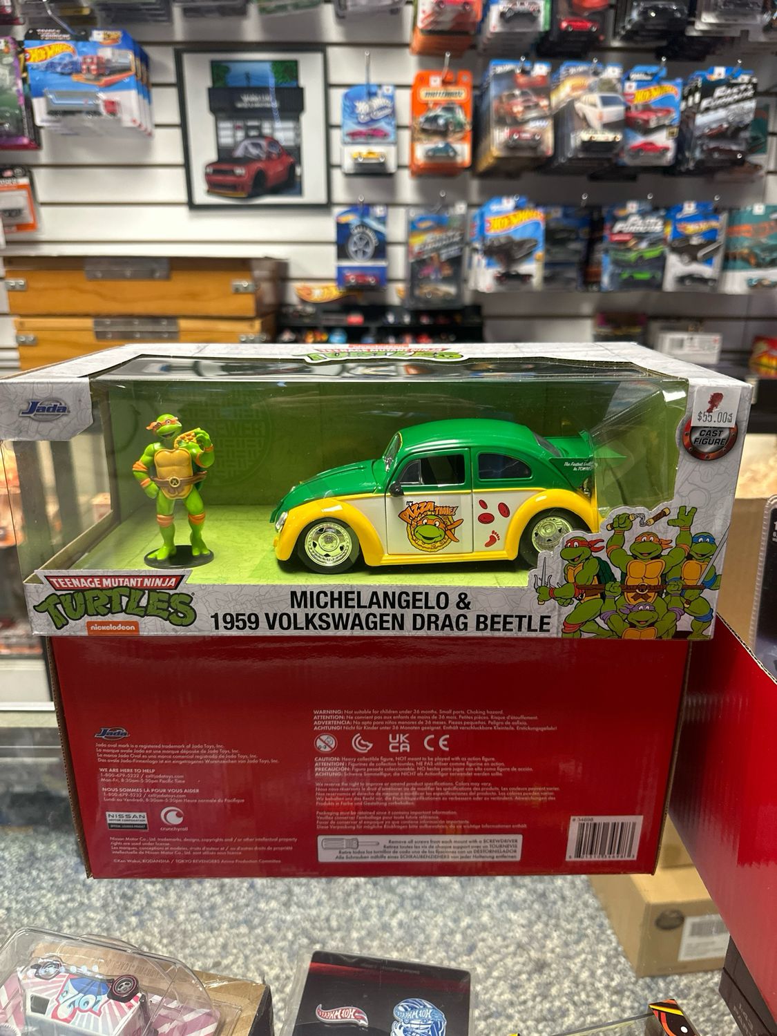 Michelangelo &amp; 1959 Volkswagen Drag Beetle