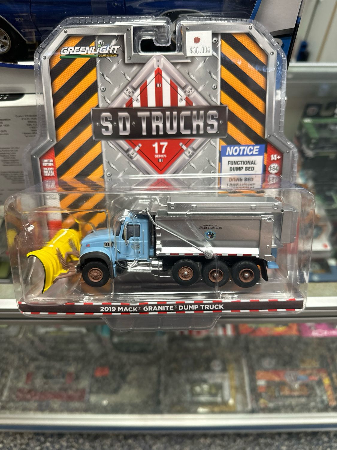 2019 Mack Granite Plow Truck Blue