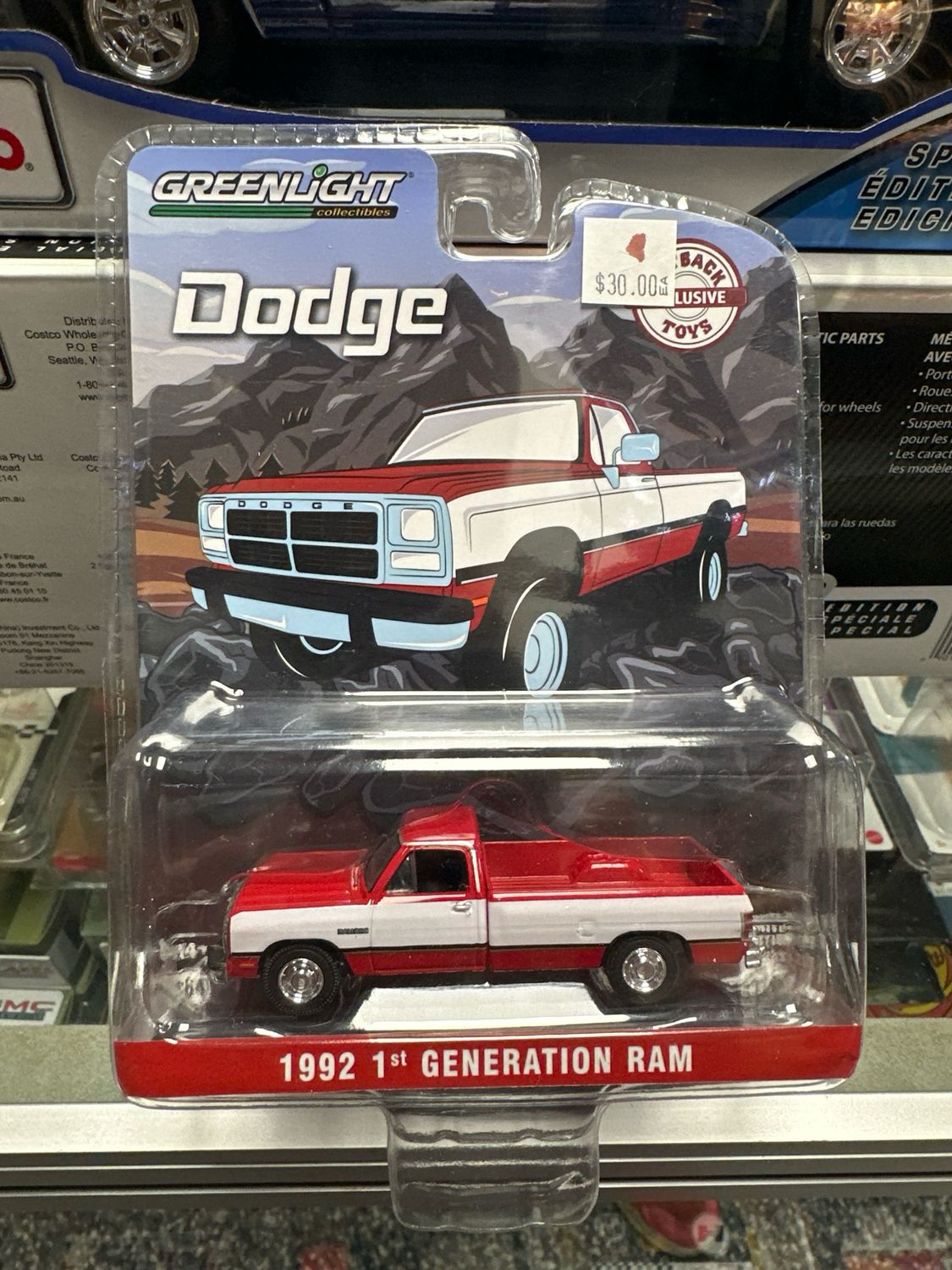 1992 Dodge Ram Red/white