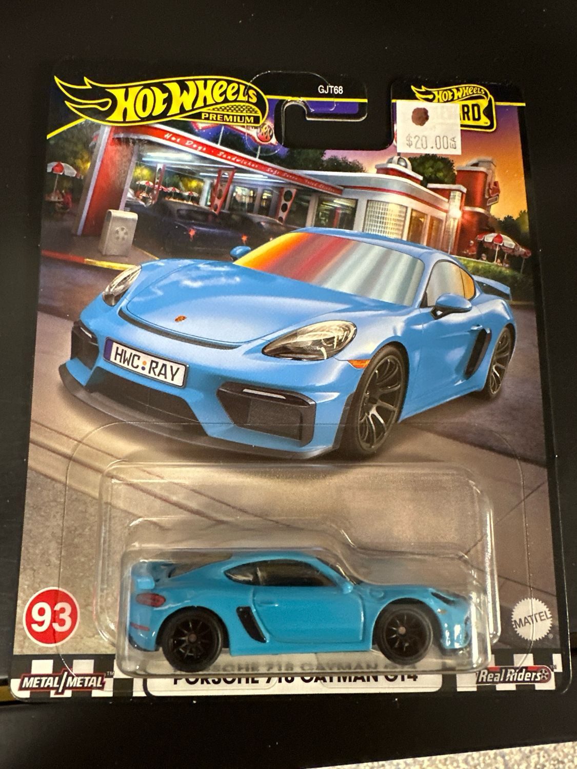 Hotwheels Boulevard #93 Porsche 718 Cayman Gt4
