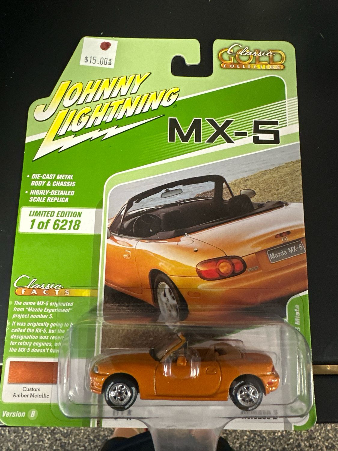 1999 Mazda MX5 Miata AMBER