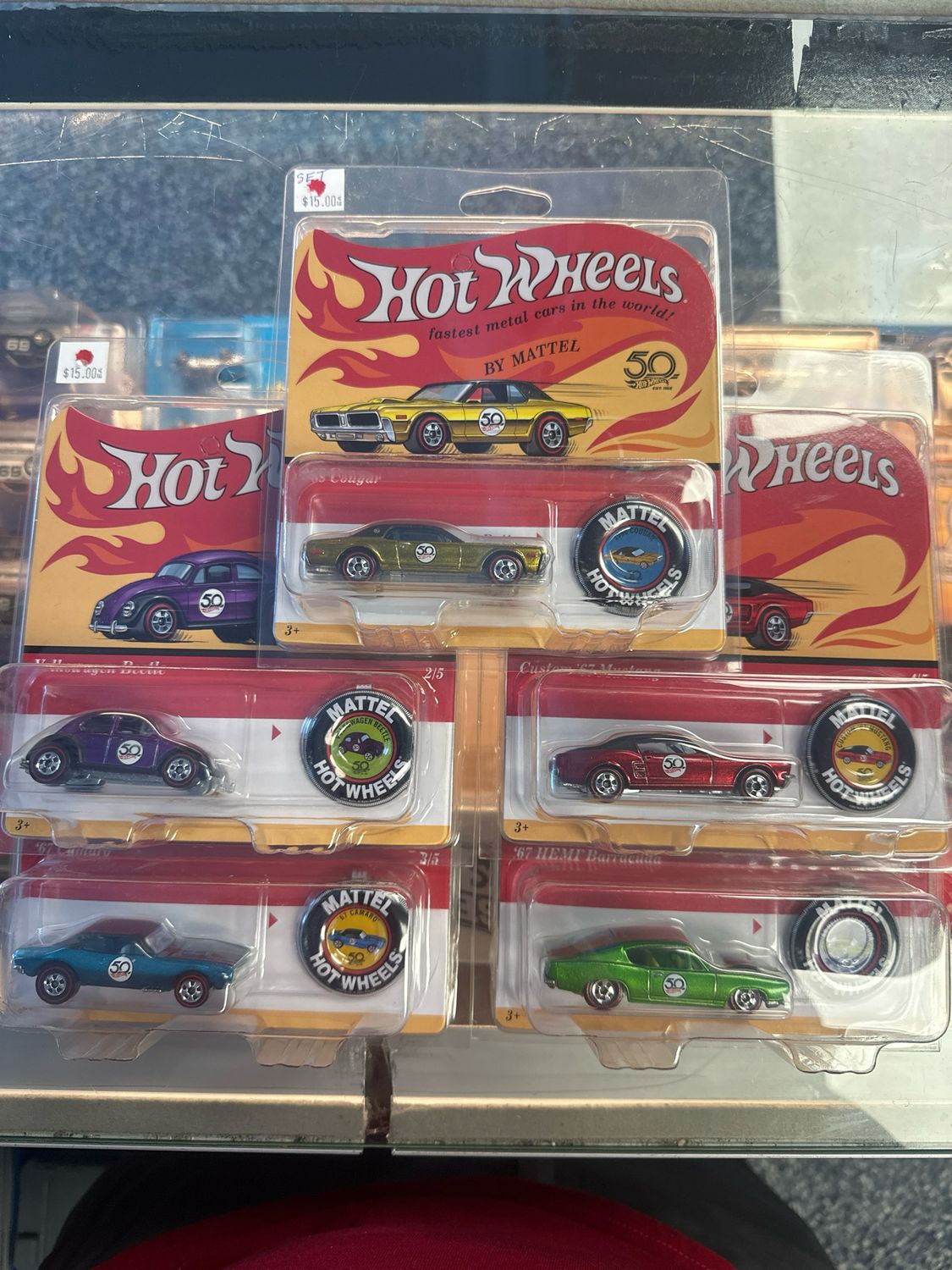 Hotwheels 50th Anniversary Redline Set