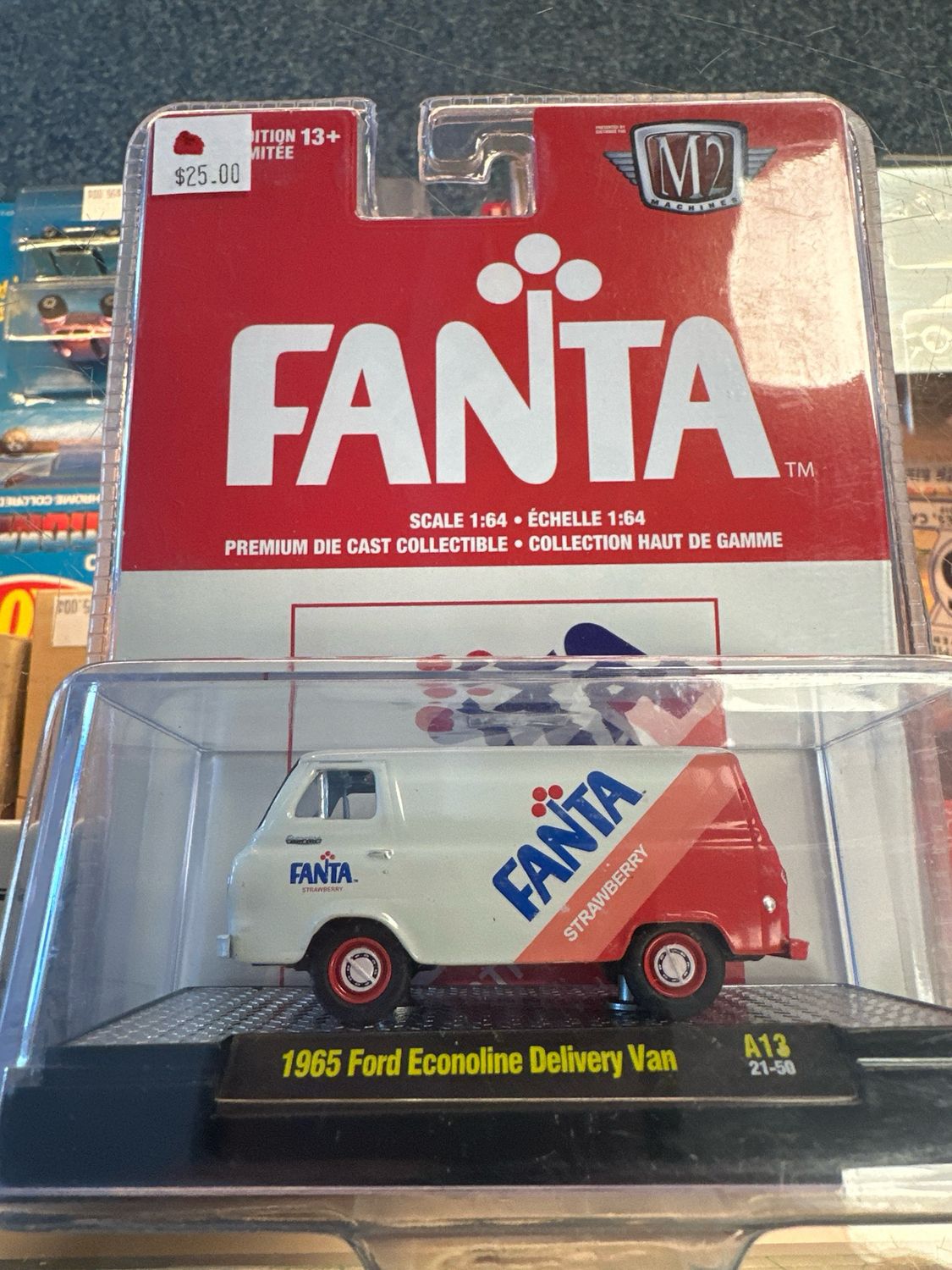 Red Fanta 65 Delivery Van