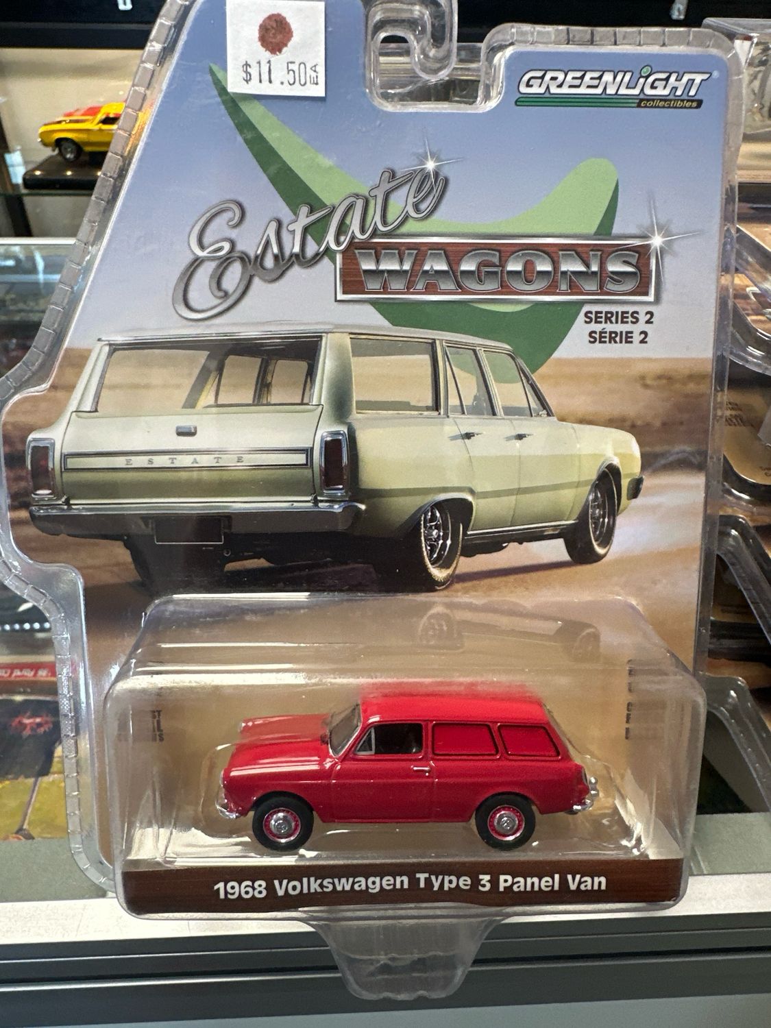 68 Vw Type 3 Panel Van Red