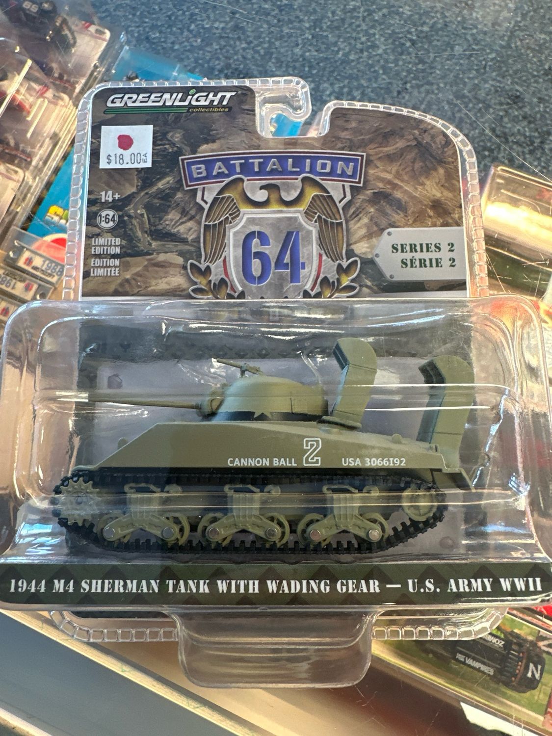Battalion 64  Sherman Tank With Bulldozer