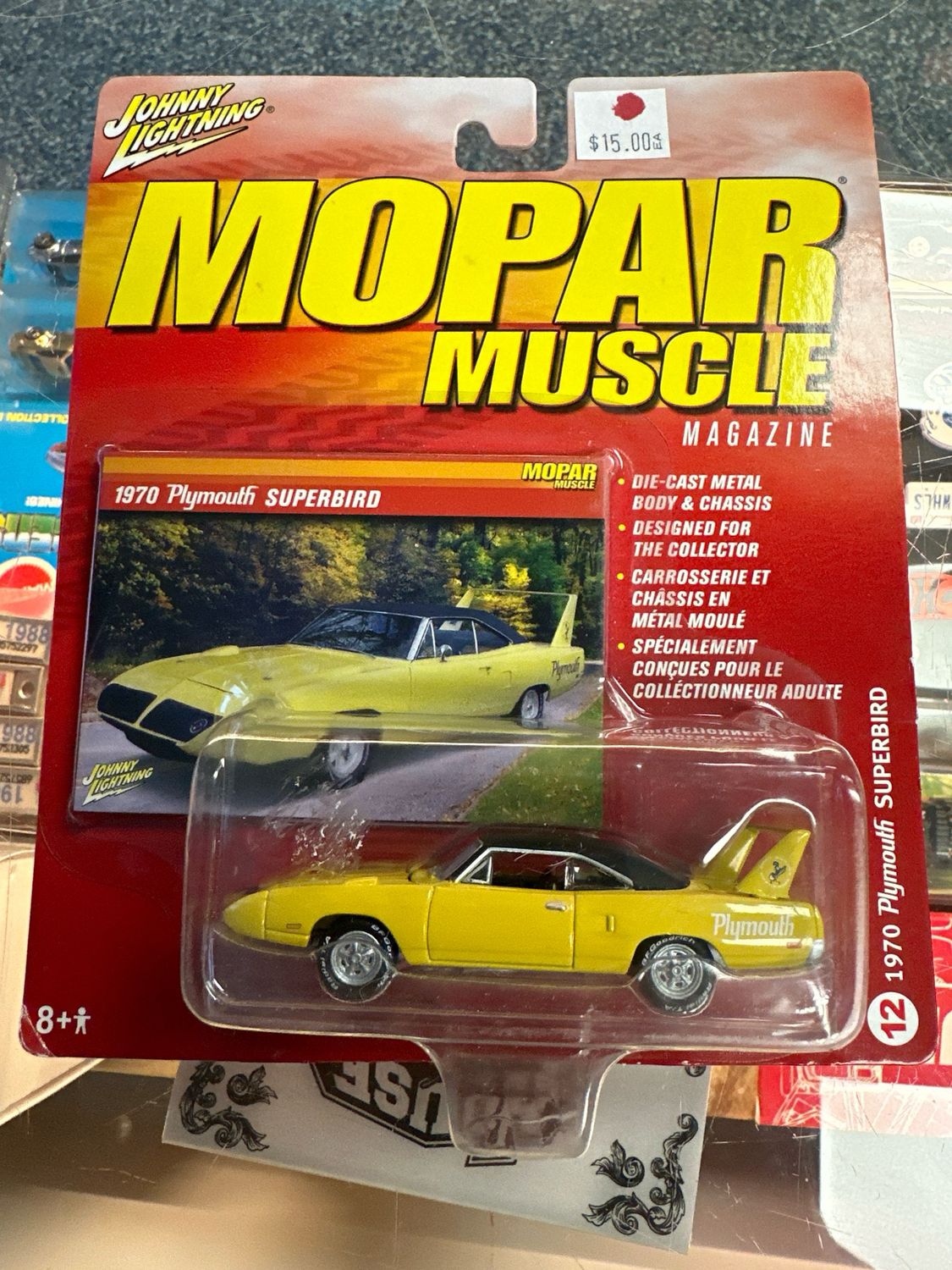 Mopar Musle 70 Superbird Yellow