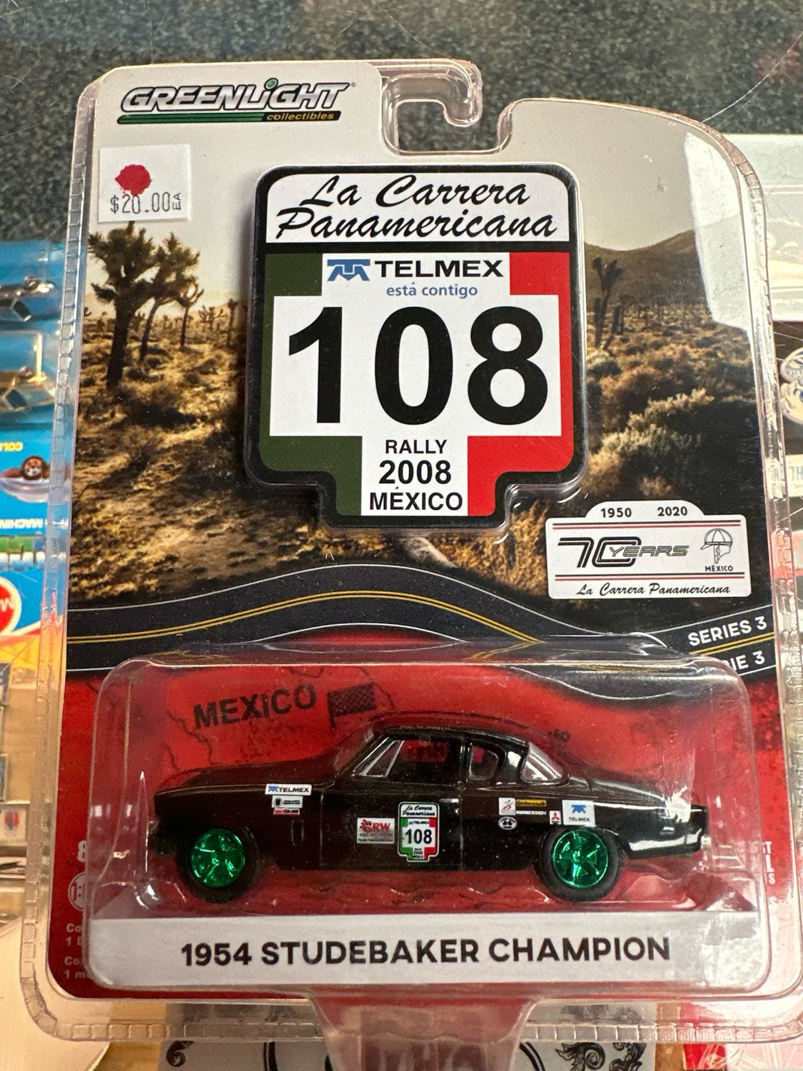 La Carrera 108 54 Studebaker Greenie