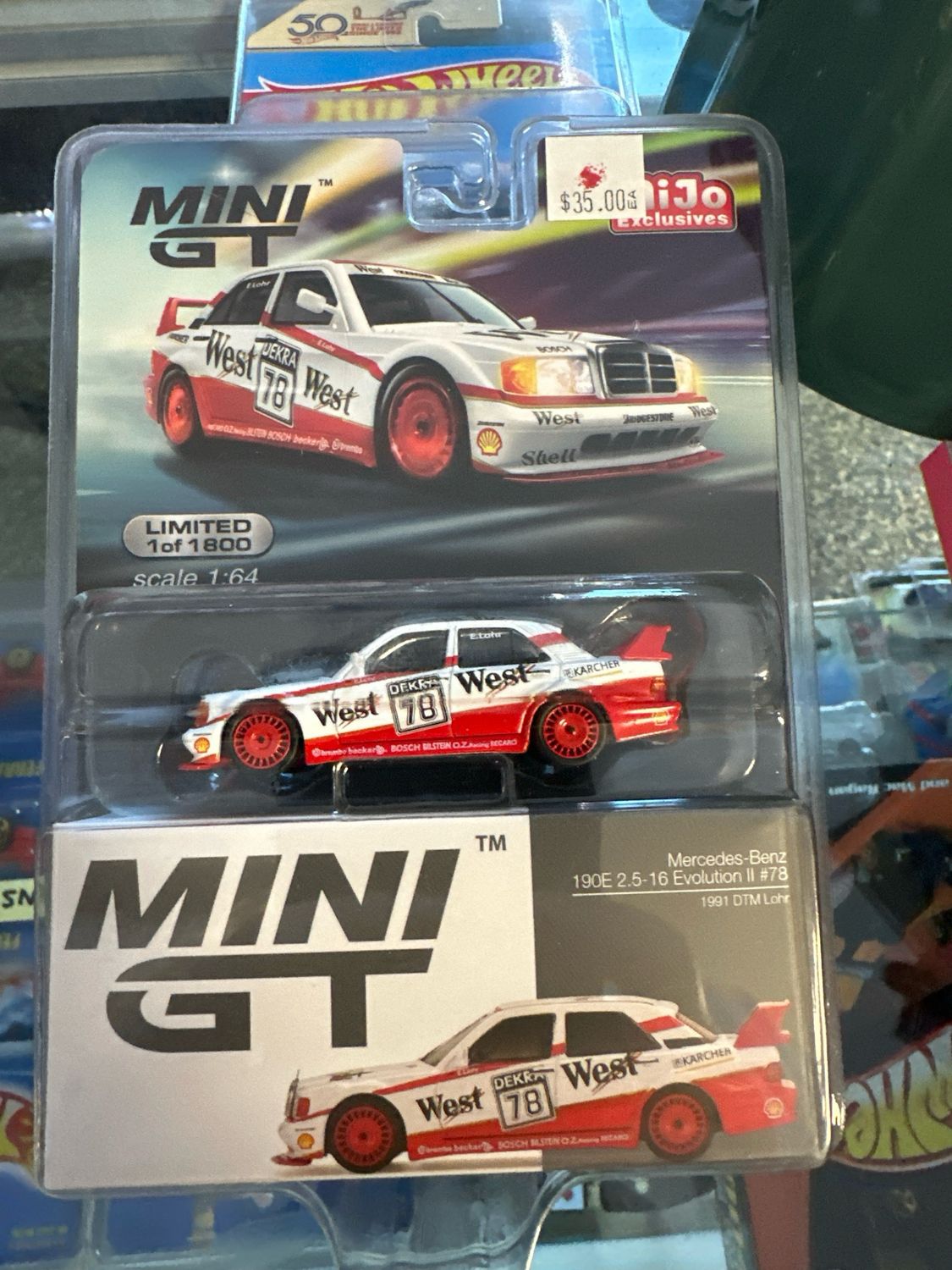 Mini Gt Mercedes 190 E
