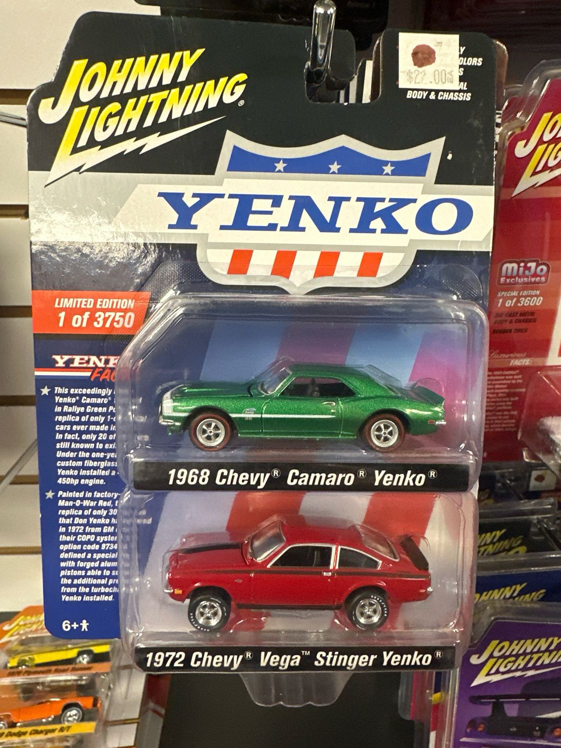 Yenko 2 Pack Camero/vega