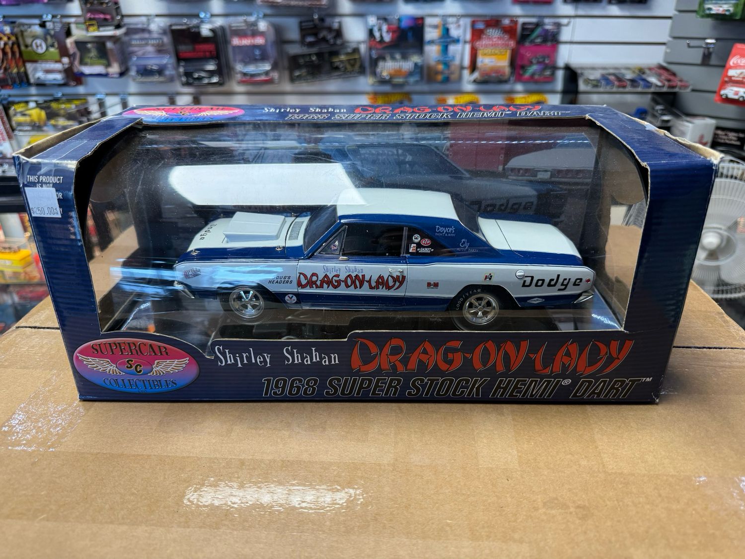 1968 Super Stock HEMI Dart DRAG ON LADY Shirley Shahan