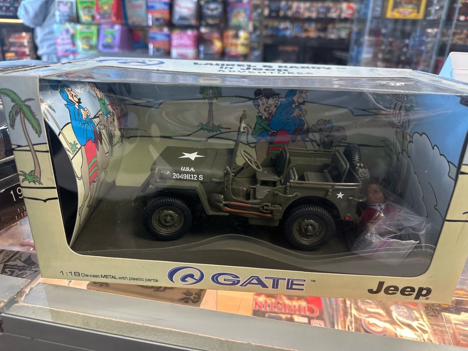 Laurel And Hardy In Jeep