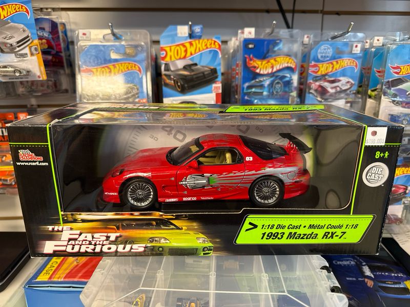 Racing Champions F&amp;F 1\18 1993 Maxda Rx7