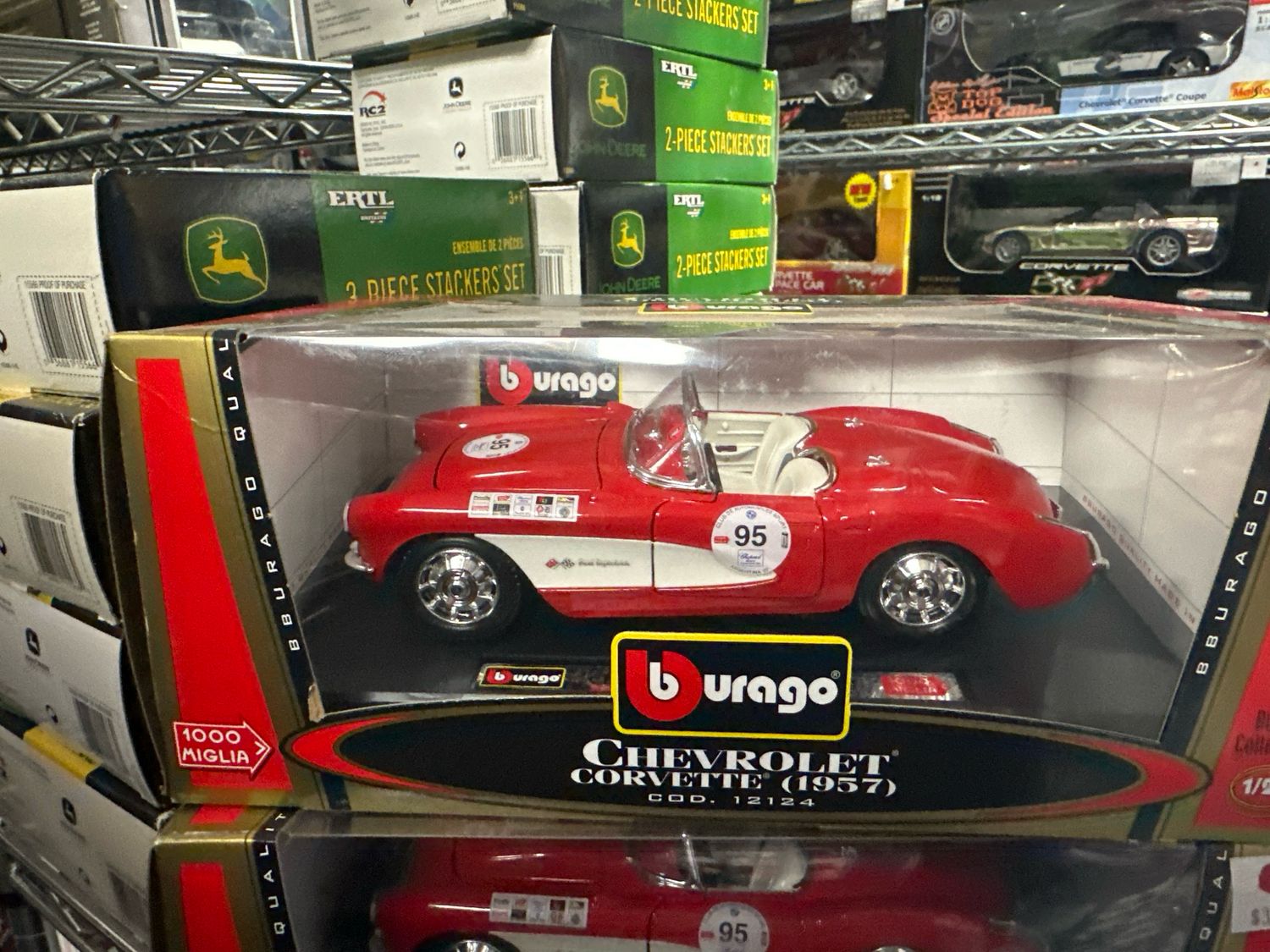 1957 Chevy Corvette Red/white
