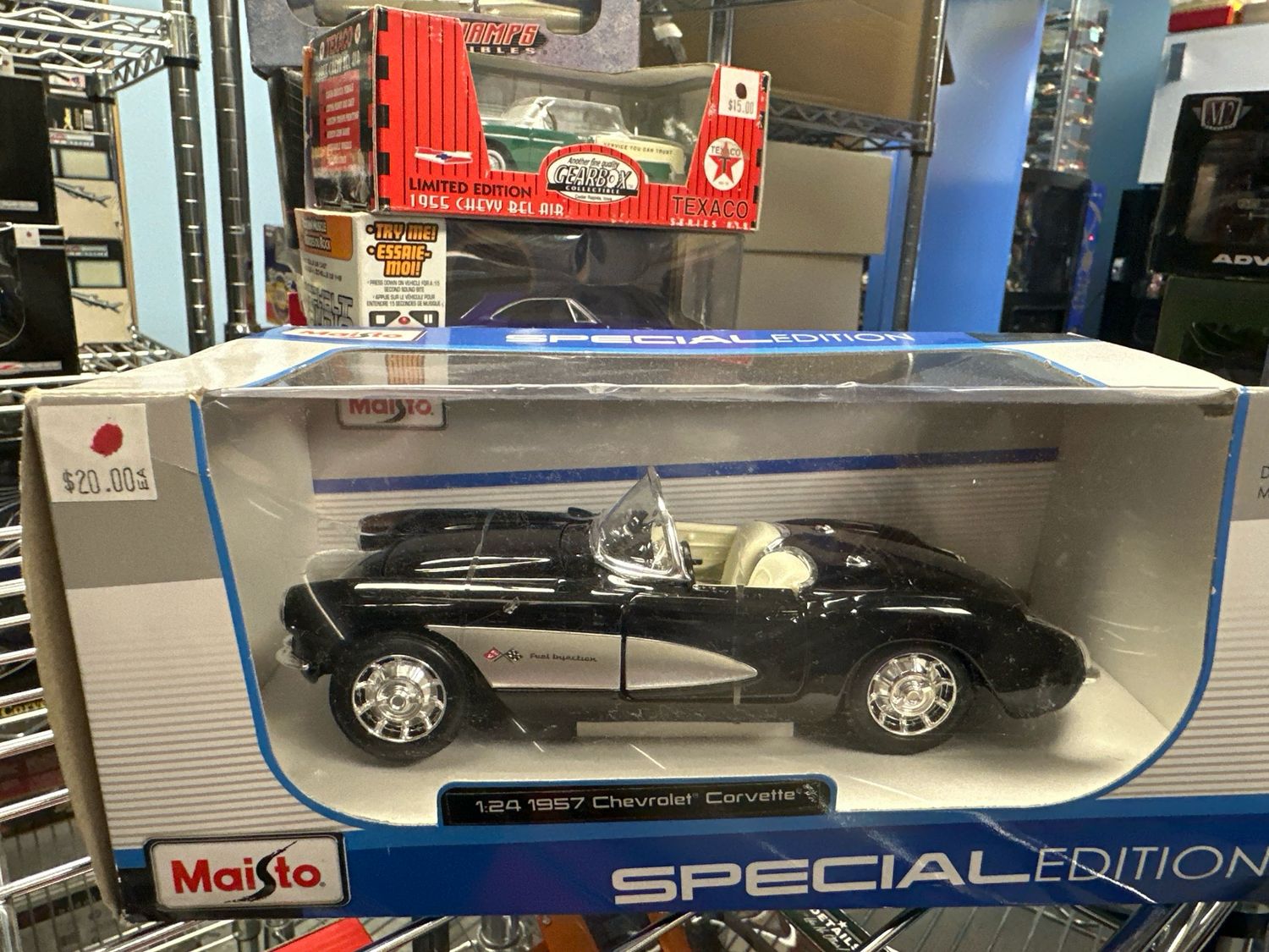 1957 Chevy Corvette Black/Silver