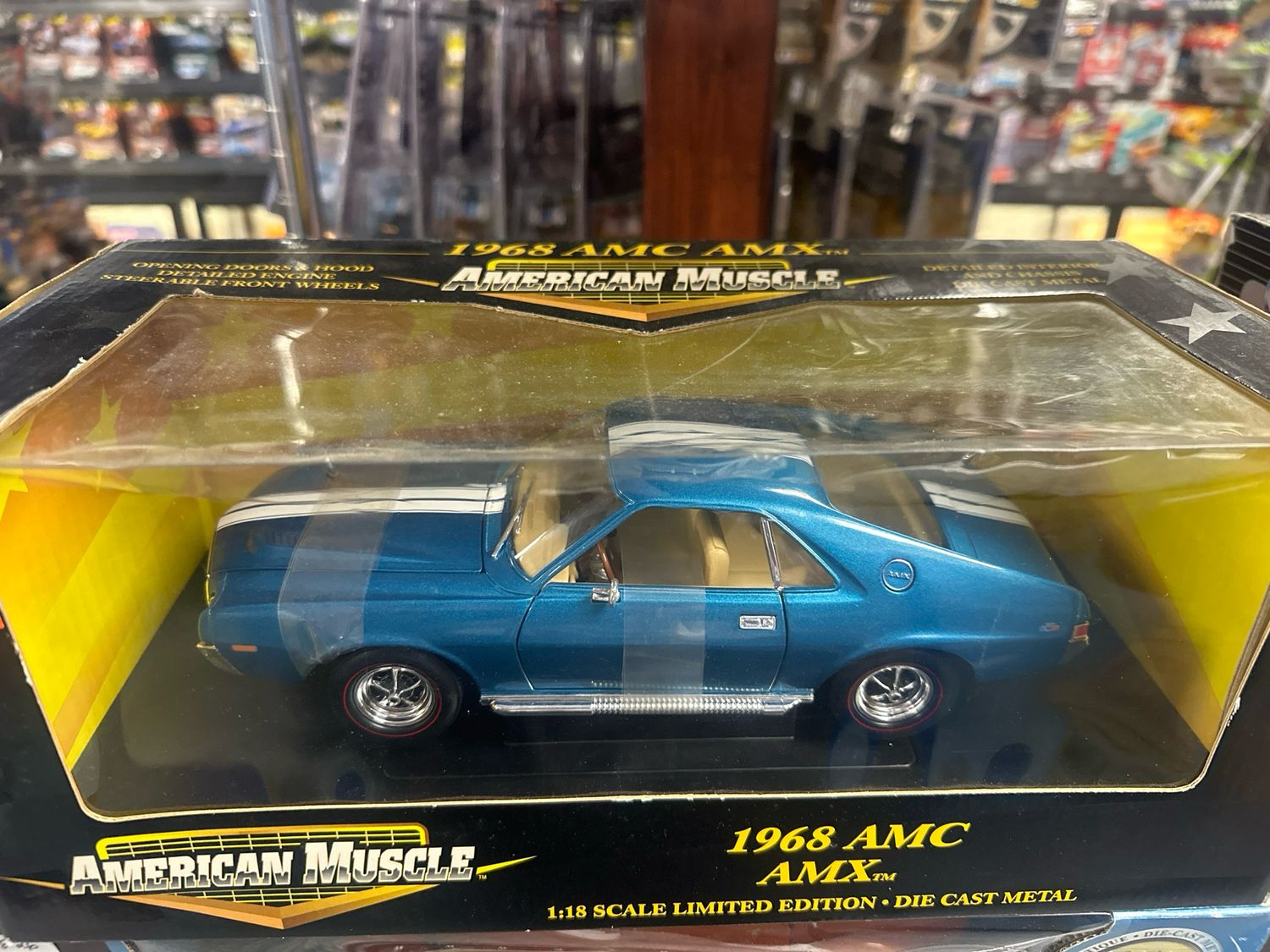 1968 Amc Amx Blue W/white Stripe