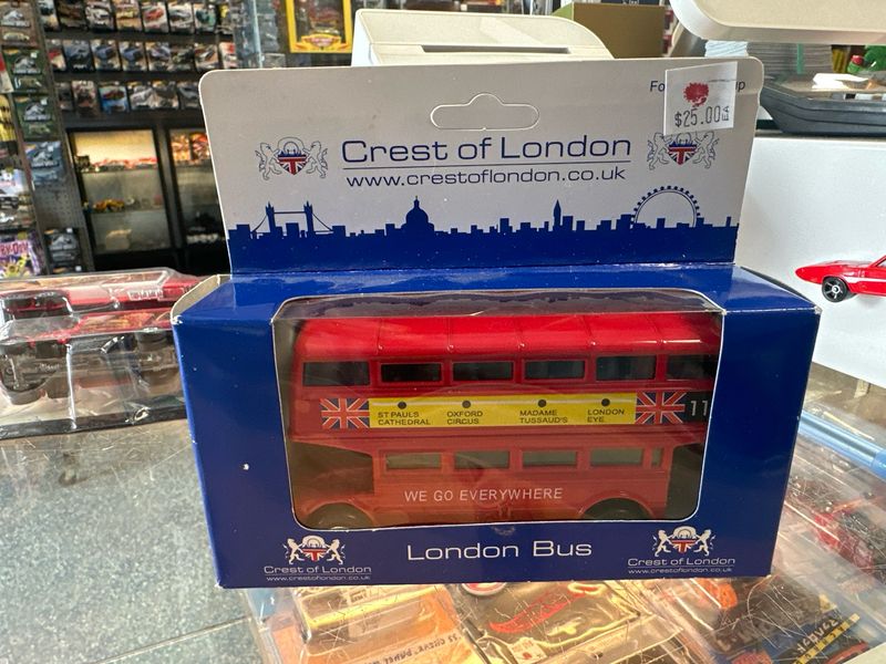 Crest Of London Double Decker Bus