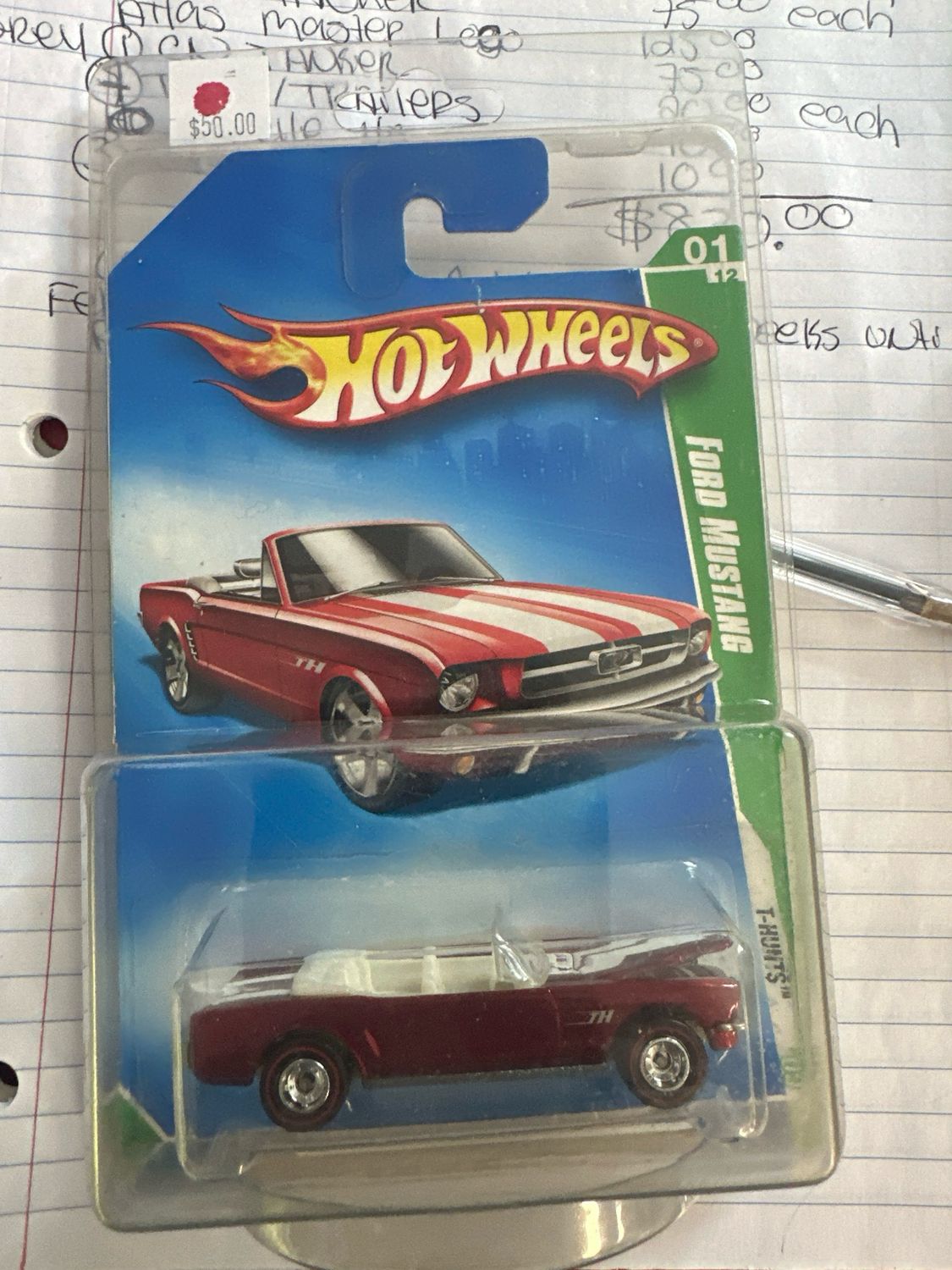 STH FORD MUSTANG RED CONVERTIBLE
