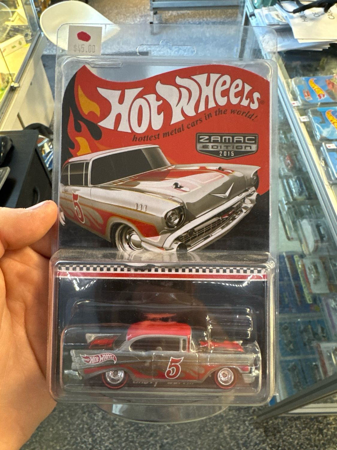 57 Chevy Bel Ait ZAMAC MAIL IN
