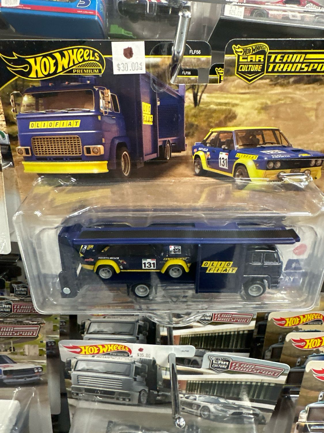 Hotwheels Team Transport Fiat 131 Abarth Team Transport