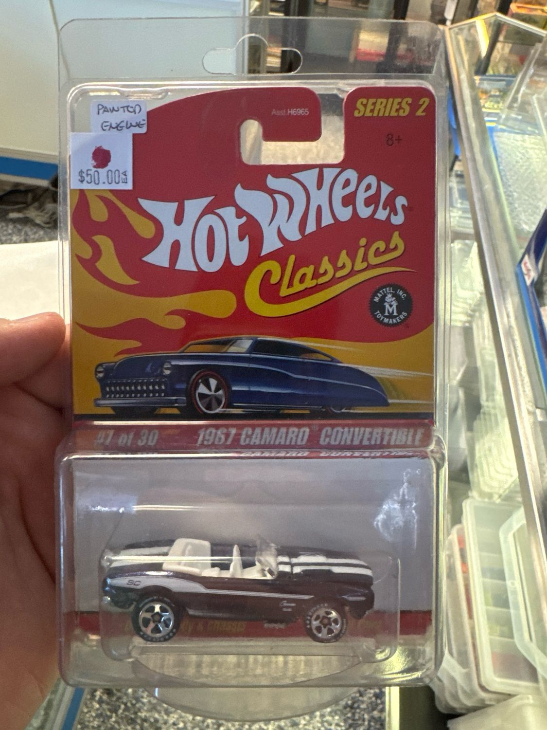 Classics 1967 Camaro Conv. Painted Engine