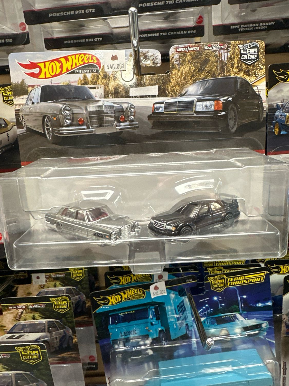 Hotwheels Premium 2pk Mercedes