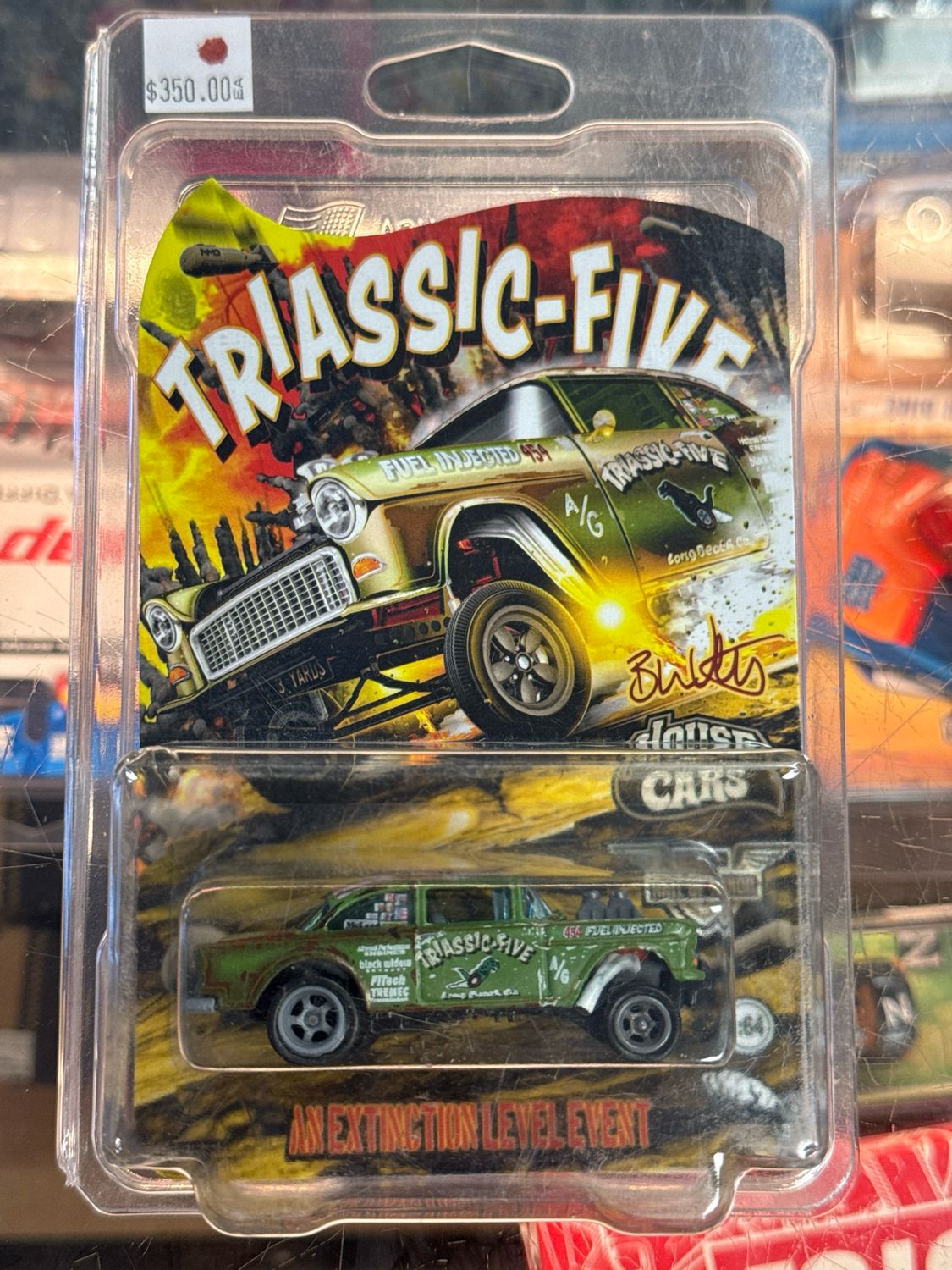 55 Bel Air Gasser Triassic Five Autographed  House Of Cars CONVENTION 2022 #74/150