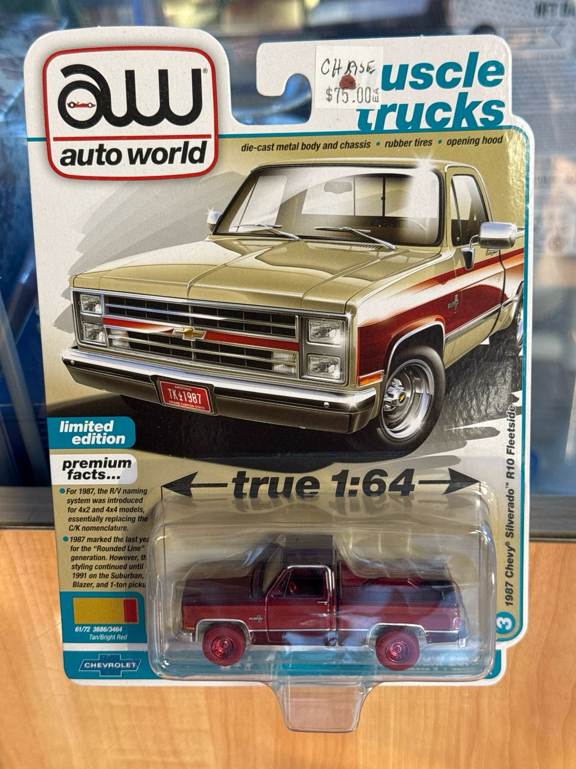 1987 Chevy Silverado R10 Fleetside CHASE ULTRA RED
