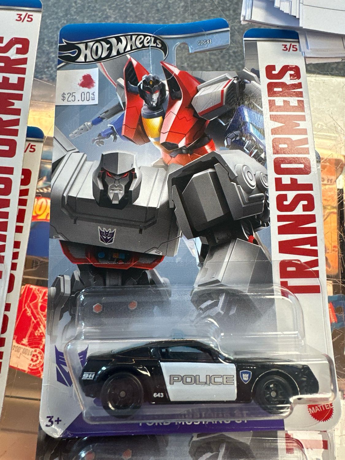 Transformers Ford Mustang Police