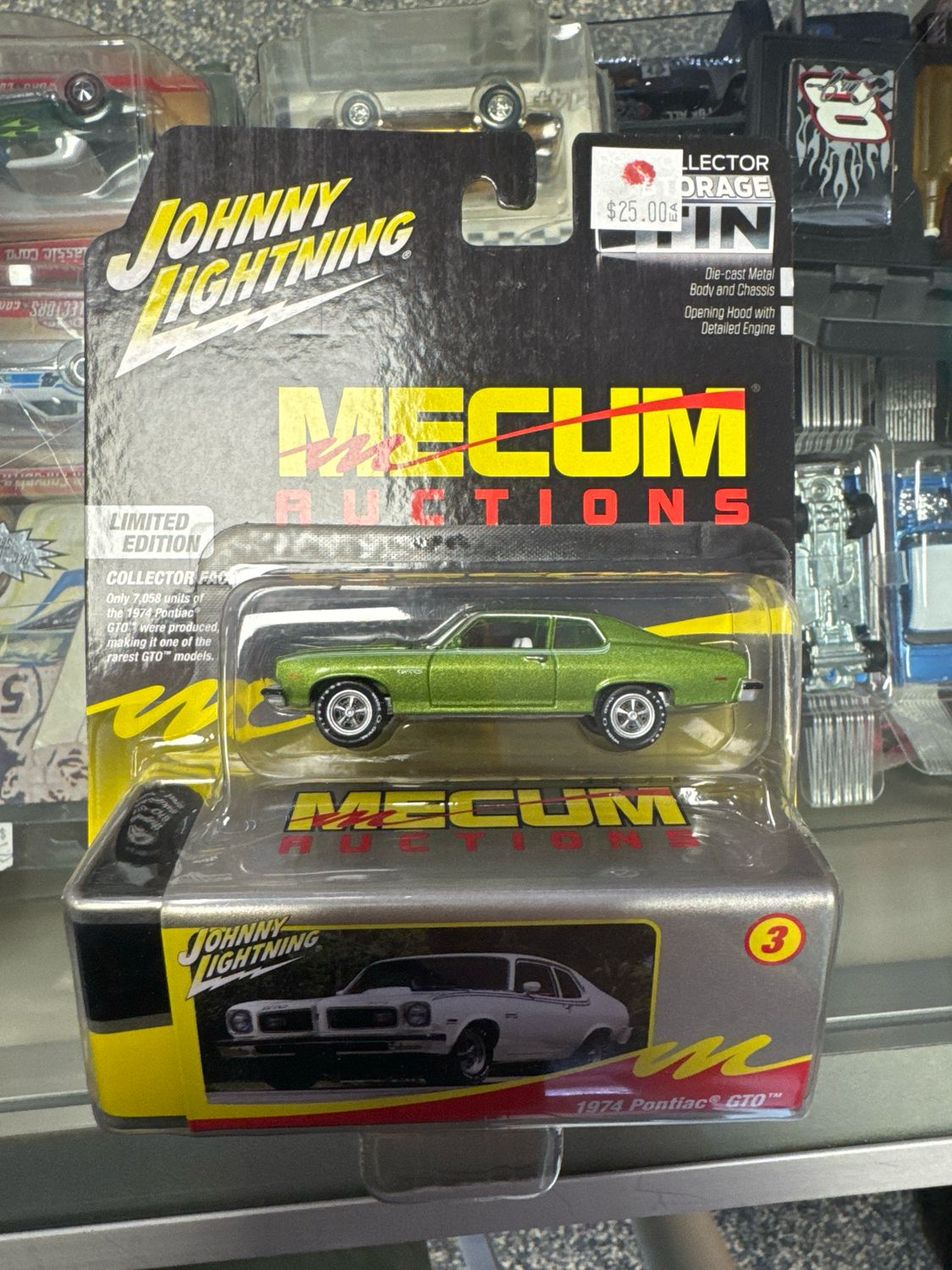 1974 Pontiac GTO Tin Storage Green