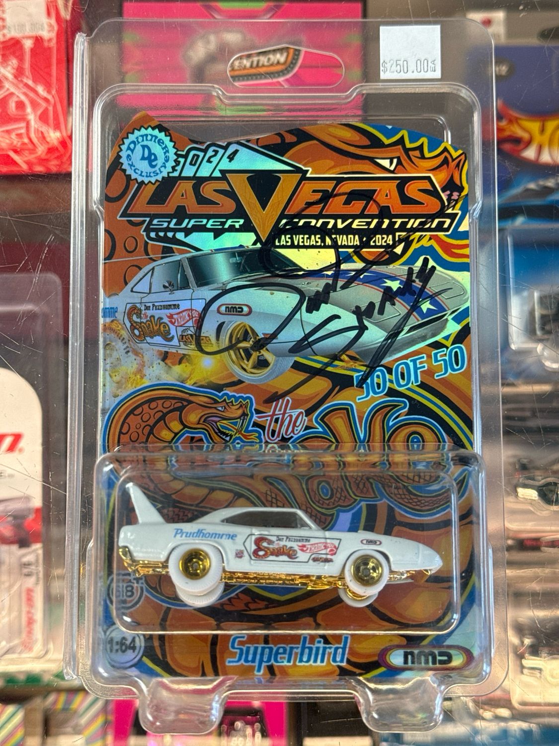 Plymouth Superbird THE SNAKE - LAS VEGAS CONVENTION AUTOGRAPHED