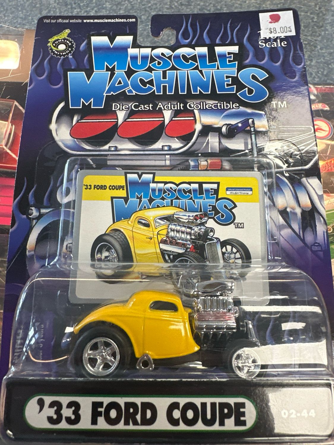 Muscle Machines 33 Ford Coupe Yellow
