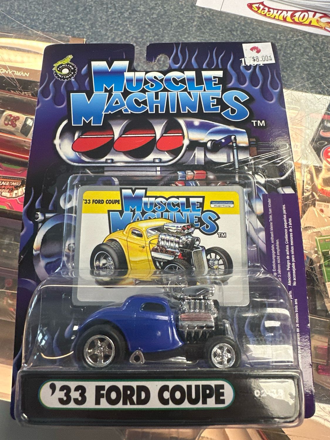 Muscle Machines 33 Ford Coupe Blue
