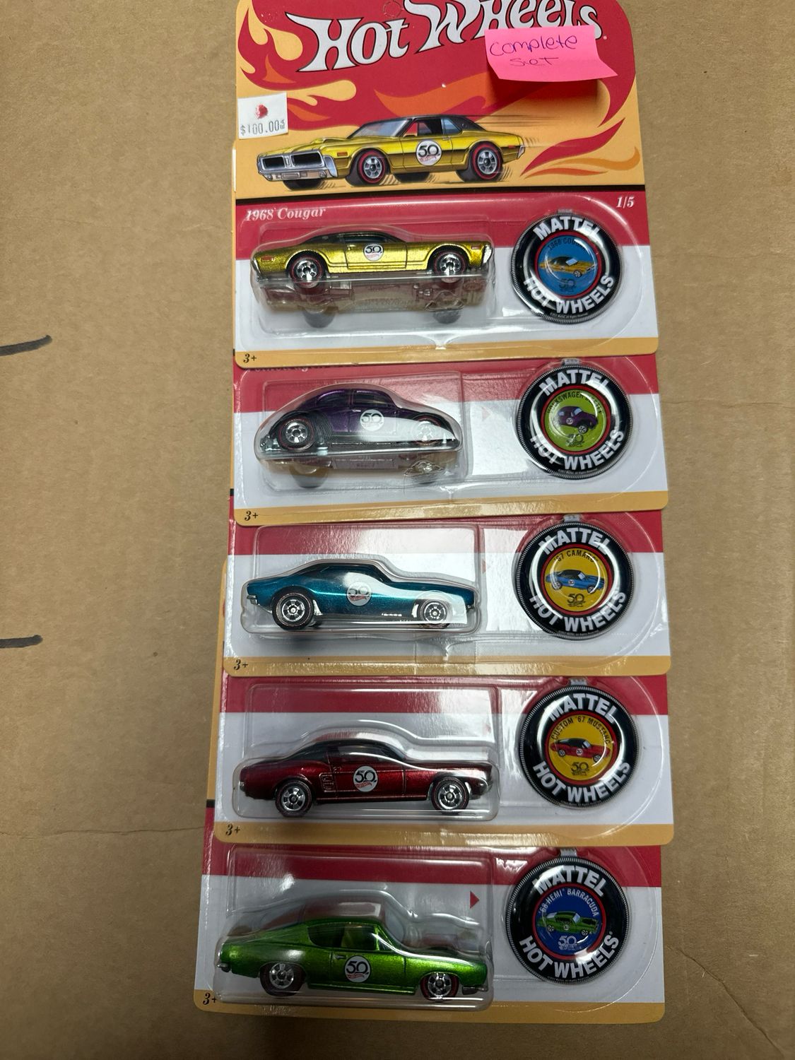 Hot Wheels Complete Set