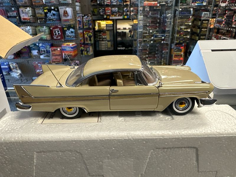 58 Plymouth Fury Hard Top Beige