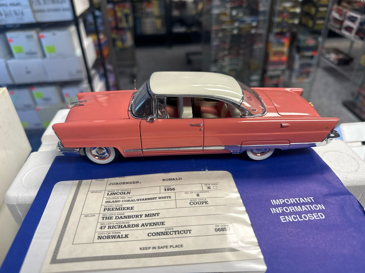 56 Lincoln Premiere Hard Top