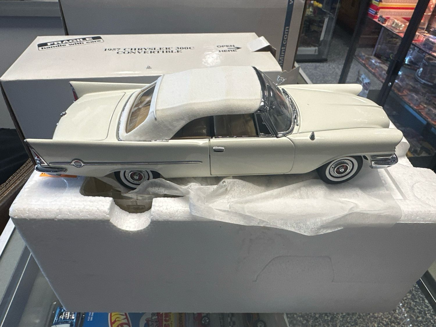 57 Chrysler 300C Convertible White