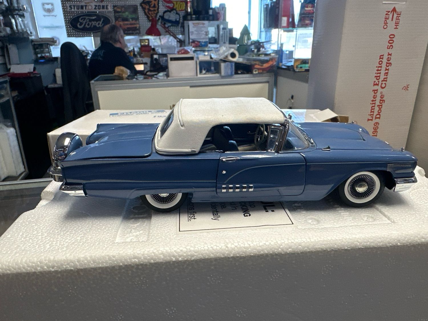 58 Tbird Convertible Blue