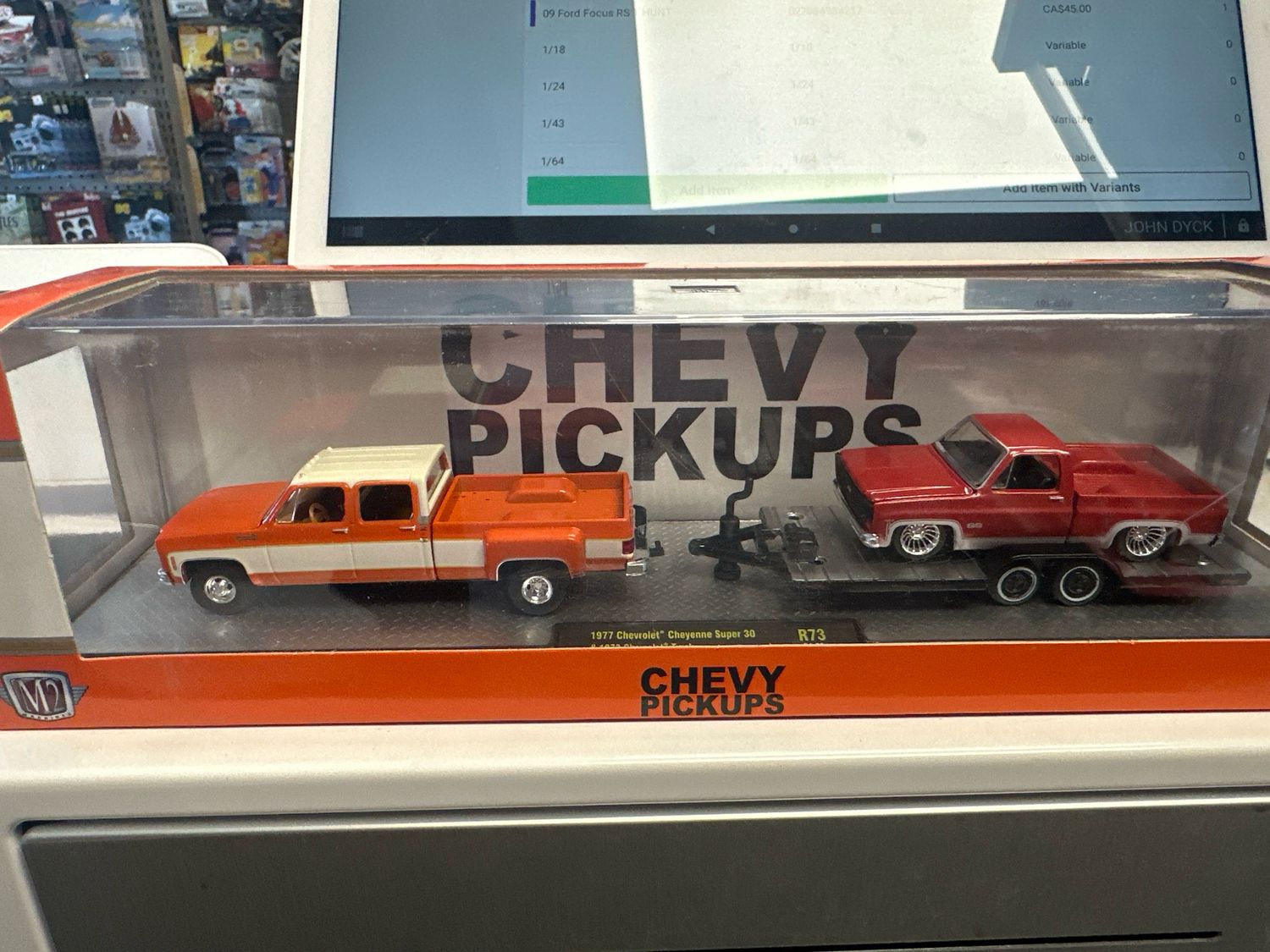 M2 Hauler Chevy Pick Ups Orange