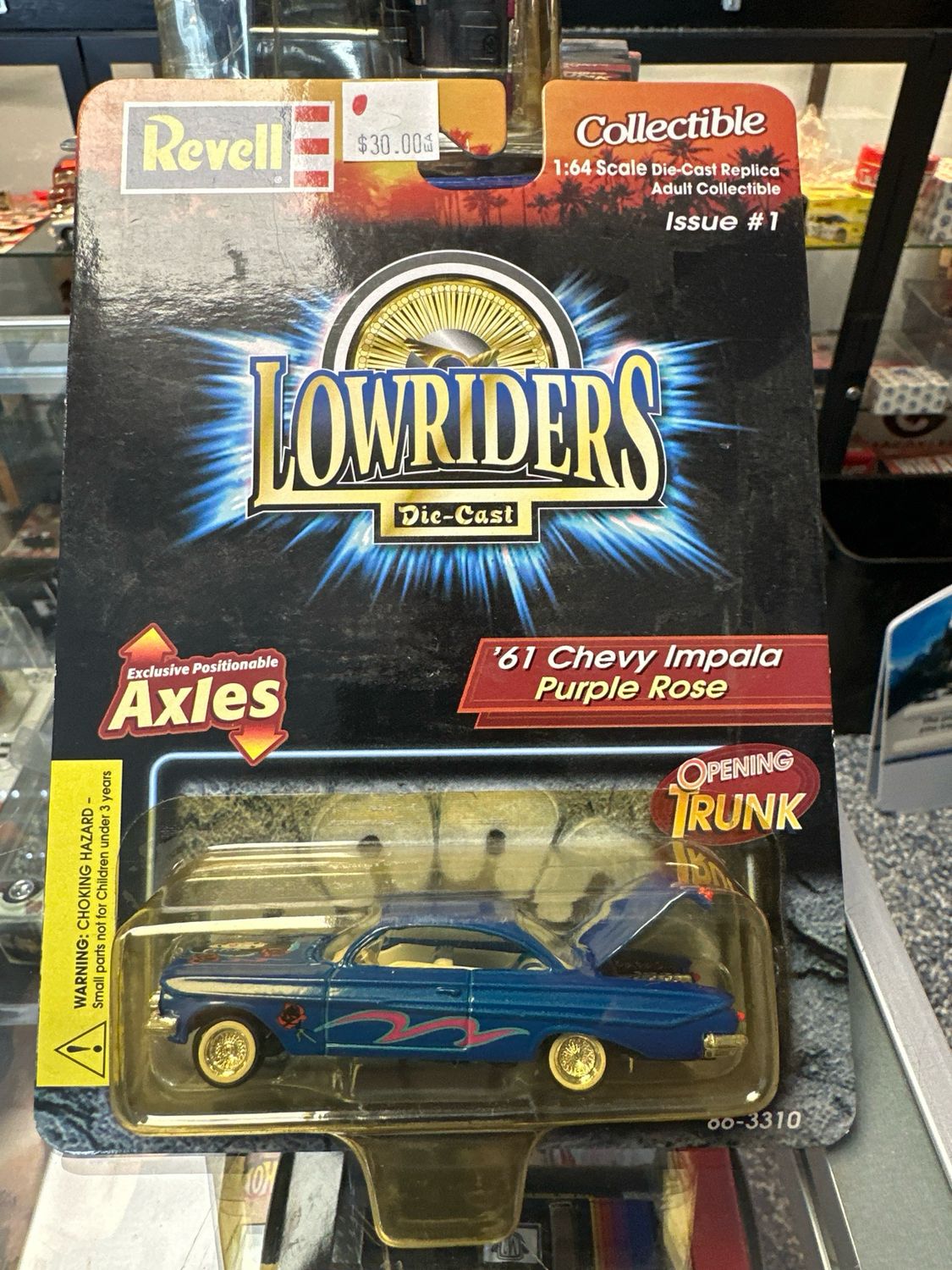 Lowriders 61 Chevy Ipala Purplr Rose