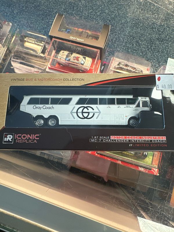 Gray Coach Bus